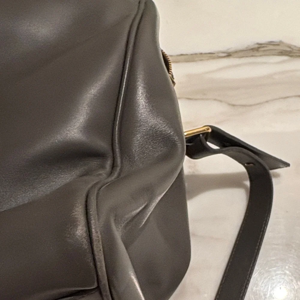 Saint Laurent Charcoal Duffel Bag